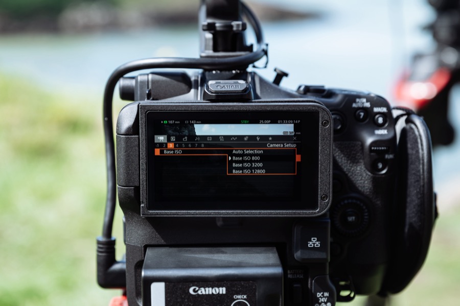 canon EOS C80 base iso