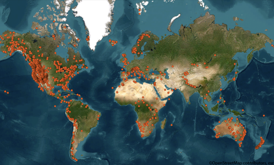 Garmin Inreach kasutamise kaart