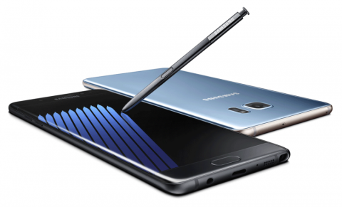 Samsung galaxy Note 7.