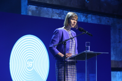 President Kersti Kaljulaid Latitude59 avamisel. Foto: Annika Haas