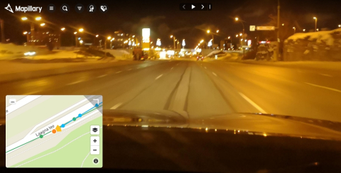 Mapillary vaade.