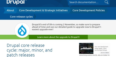 Drupal 8 EOL.